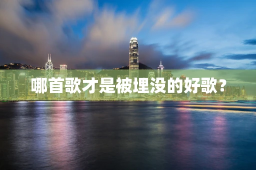 哪首歌才是被埋没的好歌？