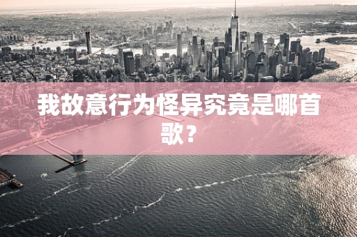我故意行为怪异究竟是哪首歌？