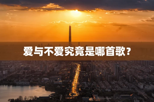 爱与不爱究竟是哪首歌？
