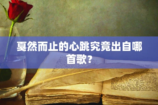 戛然而止的心跳究竟出自哪首歌？