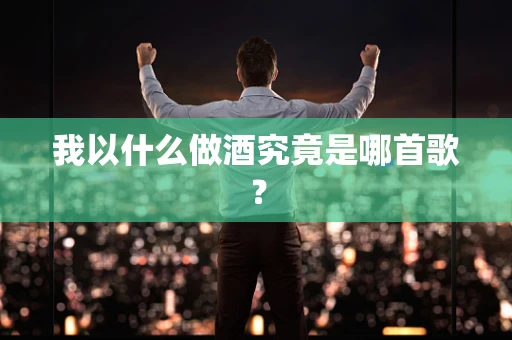 我以什么做酒究竟是哪首歌？